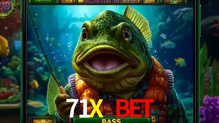 Personagem de peixe pescador do popular jogo de slot com tema de pescaria, uma das emocionantes opções de caça-níqueis para jogar e ganhar no cassino 71X BET.