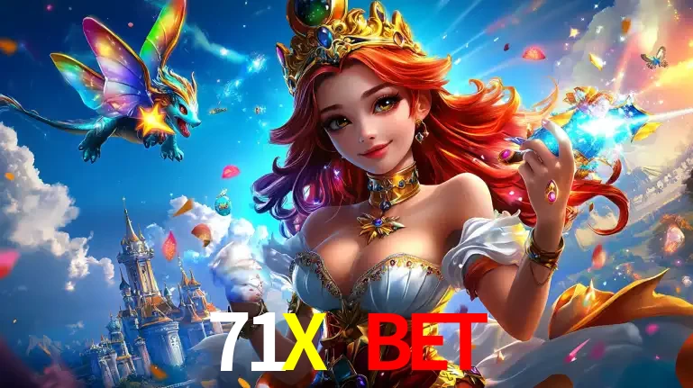 A princesa de um reino de fantasia mágico, com seu pequeno dragão, apresentando um mundo de prêmios encantados nos jogos de caça-níqueis do cassino 71X BET.