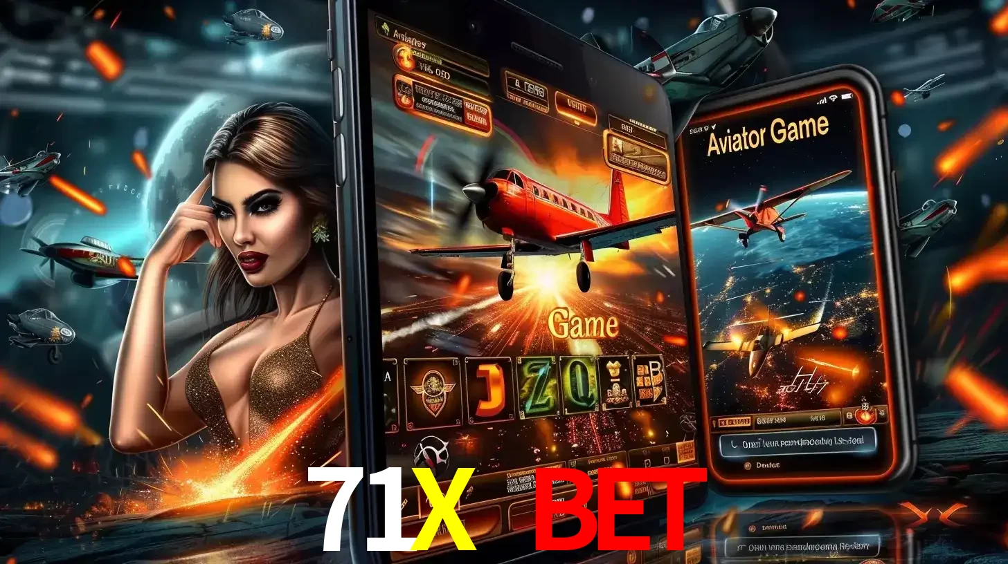 Mulher estilosa cercada por telas que exibem a jogabilidade do Aviator, capturando a intensidade e a estratégia deste popular crash game oferecido pelo 71X BET.